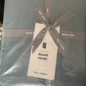 West Elm Duvet,  Shams, and Velvet Euro